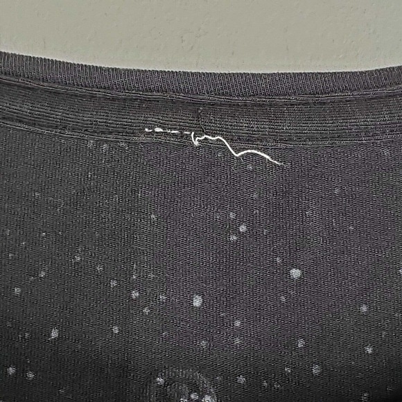 Lululemon Womens 4-6 Medium Love Crewneck Black Splatter Short Sleeve T-Shirt - Picture 7 of 8